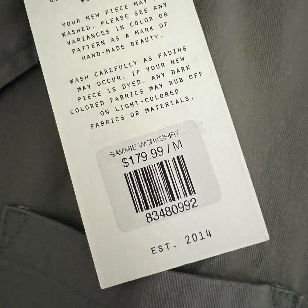 NWT esby apparel sammie jacket olive twill size M - Picture 10 of 10